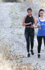 SELENA GOMEZ in Tights Out Hiking in Hollywood Hills 06/26/2015
