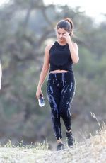 SELENA GOMEZ in Tights Out Hiking in Hollywood Hills 06/26/2015