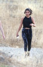 SELENA GOMEZ in Tights Out Hiking in Hollywood Hills 06/26/2015