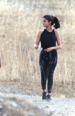 SELENA GOMEZ in Tights Out Hiking in Hollywood Hills 06/26/2015