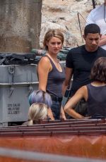SHAILENE WOODLEY on the Set of Allegiant: Part 1 in Atlanta 06/08/2015