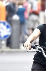 SHAKIRA Riding a Bike Out in Berlin 06/06/2015