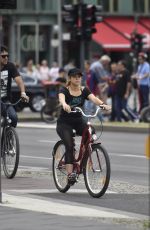 SHAKIRA Riding a Bike Out in Berlin 06/06/2015