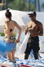 SHANINA SHAIK in Bikini at a Beach in Miami 06/16/2015