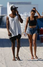 SHANINA SHAIK in Bikini at a Beach in Miami 06/16/2015