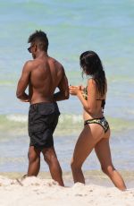 SHANINA SHAIK in Bikini at a Beach in Miami 06/16/2015