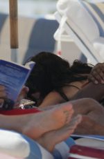 SHANINA SHAIK in Bikini at a Beach in Miami 06/16/2015