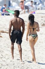 SHANINA SHAIK in Bikini at a Beach in Miami 06/16/2015