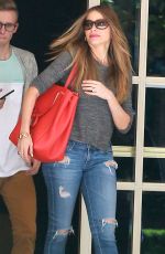 SOFIA VERGARA Leves Her Apartment in Brentwood 06/12/2015