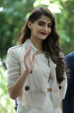 SONAM KAPOOR at Burberry Men’s Fashion Show in London
