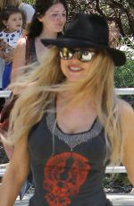 STACY FERGIE FERGUSON Out at a Park in Brentwood 06/19/2015