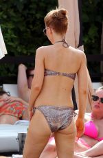 STEPHANIE WARING in Bikini at a Pool in Marbella 05/31/2015