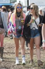 SUKI WATERHOUSE at 2015 Glastonbury Festival in Somerset