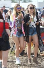 SUKI WATERHOUSE at 2015 Glastonbury Festival in Somerset