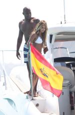 SYLVIE MEIS in Bikini at a Boat in Formentera 06/12/2015