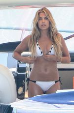 SYLVIE MEIS in Bikini at a Boat in Formentera 06/12/2015