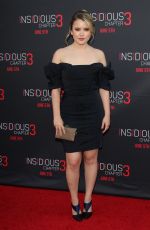 TAYLOR SPREITLER at Insidious Chapter 3 Premiere in Hollywood