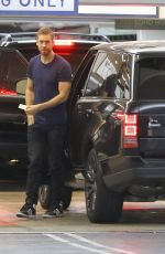 TAYLOR SWIFT and Calvin hHarris at Soho House in Hollywood 06/14/2015
