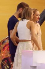 TAYLOR SWIFT and Calvin hHarris at Soho House in Hollywood 06/14/2015