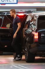 TAYLOR SWIFT and Calvin hHarris at Soho House in Hollywood 06/14/2015