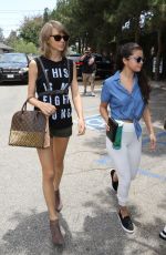 TAYLOR SWIFT and SELENA GOMEZ Out and About in Los Angeles 06/16/2015