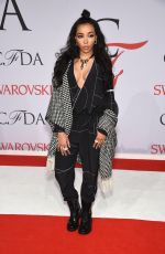 TINASHE at CFDA Fashion Awards 2015 in New York