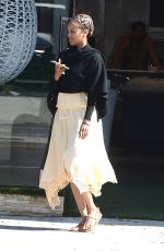 TYRA BANKS Out and About in Los Angeles 06/15/2015