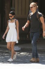 VANESSA HUDGENS and Austin Butler Out in New York 06/24/2015