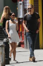 VANESSA HUDGENS and Austin Butler Out in New York 06/24/2015