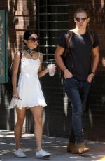 VANESSA HUDGENS and Austin Butler Out in New York 06/24/2015