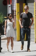 VANESSA HUDGENS and Austin Butler Out in New York 06/24/2015