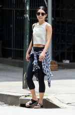 VANESSA HUDGENS Heading to Yoga Class in New York 06/12/2015