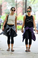 VANESSA HUDGENS Heading to Yoga Class in New York 06/12/2015