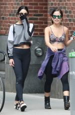 VANESSA HUDGENS in Tights Out in New York 06/15/2015