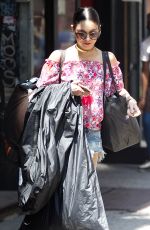 VANESSA HUDGENS Leaves Her Apartment in New York 06/10/2015