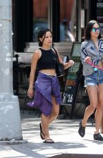 VANESSA HUDGENS Walks Her Dog Out in New York 06/14/2015