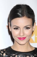 VICTORIA JUSTICE at Trevorlive Event in New York