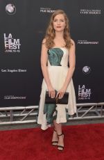 WILLA FITZGERALD at Scream Premiere at LA Film Festival