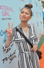 ZENDAYA COLEMAN at Children Mending Hearts Empathy Rocks Fundraiser in Malibu