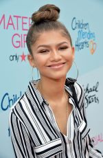 ZENDAYA COLEMAN at Children Mending Hearts Empathy Rocks Fundraiser in Malibu