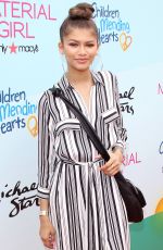 ZENDAYA COLEMAN at Children Mending Hearts Empathy Rocks Fundraiser in Malibu