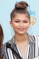 ZENDAYA COLEMAN at Children Mending Hearts Empathy Rocks Fundraiser in Malibu