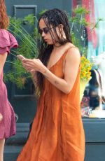 ZOE KRAVITZ Out and About in Atlanta 06/17/2015