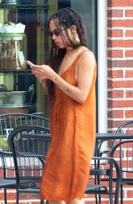 ZOE KRAVITZ Out and About in Atlanta 06/17/2015