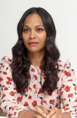 ZOE SALDANA at Infinity Polar Bear Press Conference in Beverly Hills