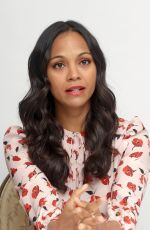 ZOE SALDANA at Infinity Polar Bear Press Conference in Beverly Hills