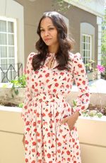 ZOE SALDANA at Infinity Polar Bear Press Conference in Beverly Hills