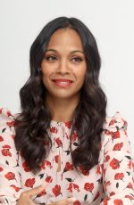 ZOE SALDANA at Infinity Polar Bear Press Conference in Beverly Hills