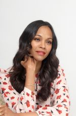 ZOE SALDANA at Infinity Polar Bear Press Conference in Beverly Hills