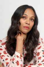 ZOE SALDANA at Infinity Polar Bear Press Conference in Beverly Hills
